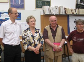 Nyiregyhaza, Венгрия, 2007.  Ольга Бурова, Miklos Kocsar и Denes Szabo (слева направо).